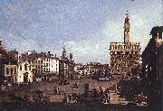 Bernardo Bellotto Piazza della Signoria a Firenze France oil painting artist